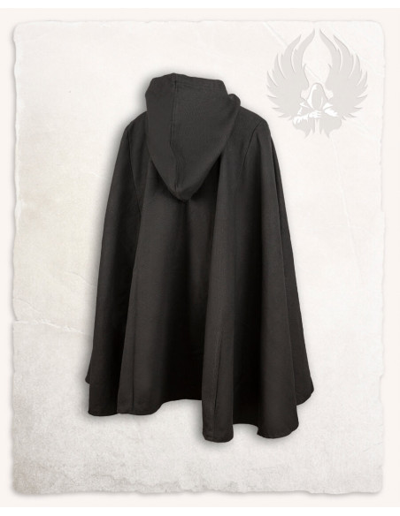Capa medieval, tipo cuervo, en lona -...