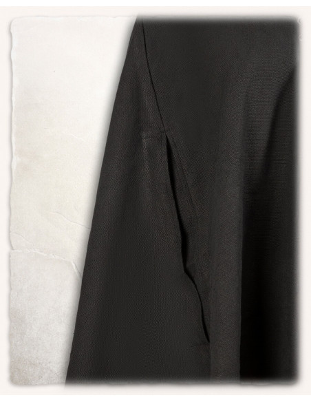 Capa medieval, tipo cuervo, en lona -...