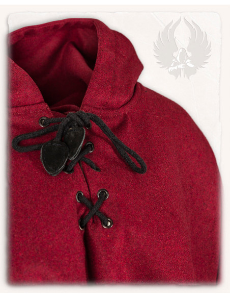 Capa medieval, tipo cuervo, en lona -...