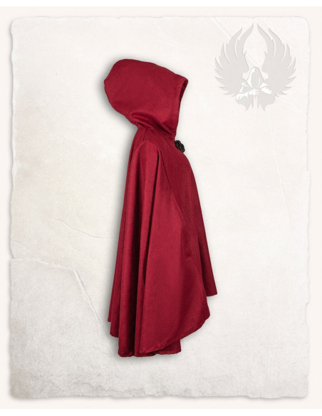 Capa medieval, tipo cuervo, en lona -...