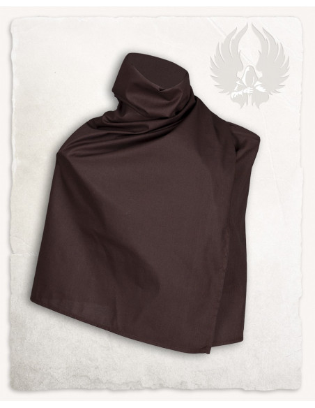 Boerensjaal model Emil, kleur bruin