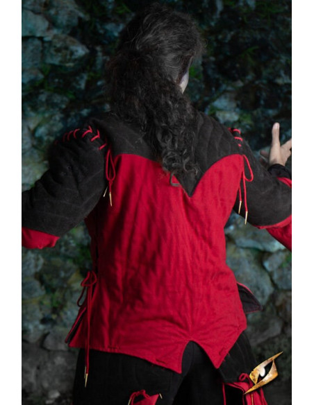 Night Charm Dark Elf Kostume (rød-sort) Night Charm Dark Elf Kostume (rød-sort)