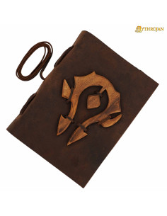Diario cuero marrón Por La Horda, World of Warcraft