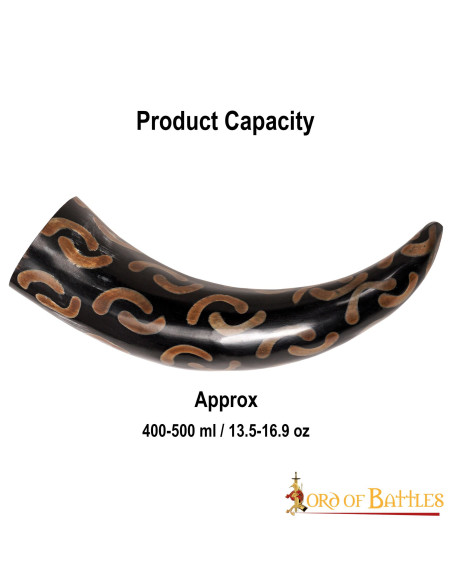 Oksehorn til at drikke Half Moons design