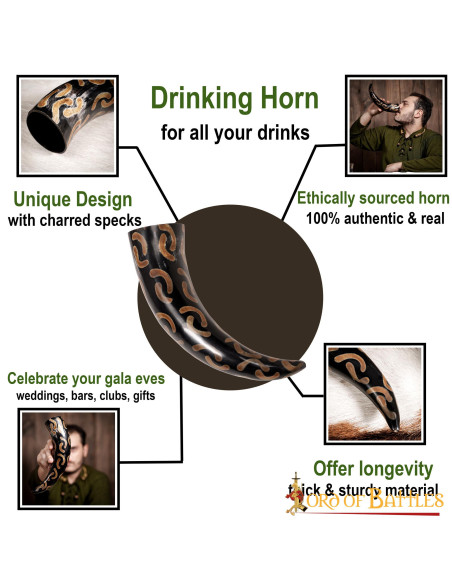 Ossenhoorn om te drinken Half...