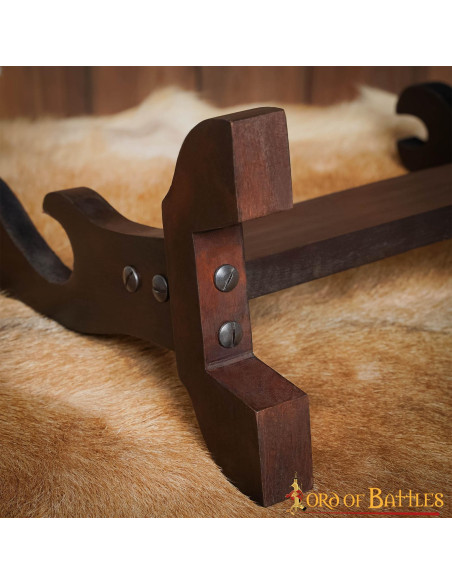 Tischdisplay für 2 Katanas, Schwerter...