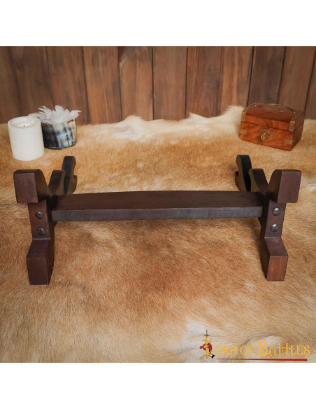 Bordskærm til 2 katanaer, sværd eller...