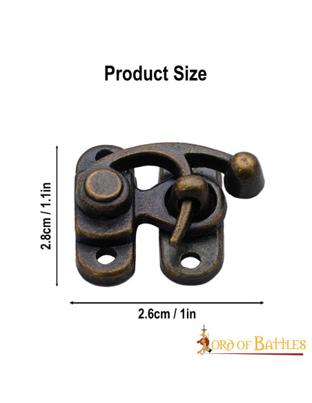 Set de 3 aldabas pequeñas de latón