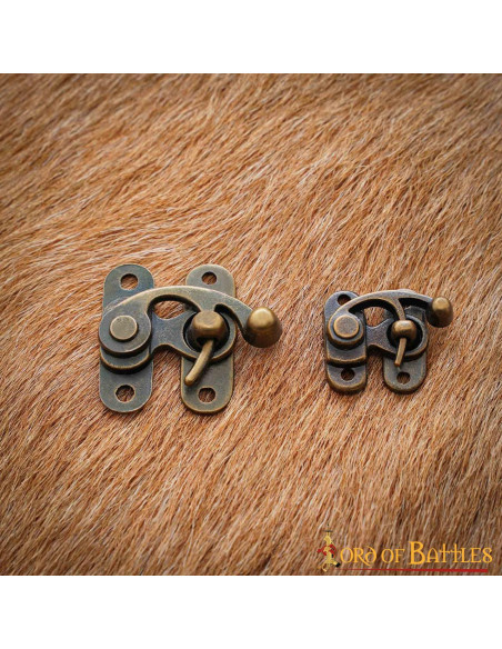 Set mit 3 kleinen Haspeln aus Messing