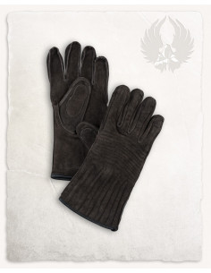 Guantes Clemens medievales en color Marrón oscuro