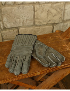 Guantes Clemens medievales en color Verde Oliva