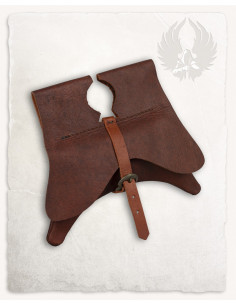 Calvert mittelalterliche Gürteltasche in Braun (20 x 25 cm). 2