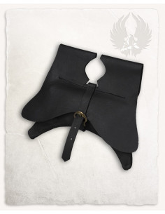 Bolso, tipo riñonera, medieval Calvert en negro (20x25 cm.)