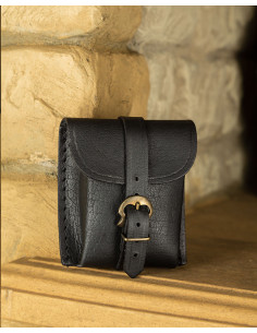 Medieval Geralt fanny pack type taske i sort (14x12 cm.) 2