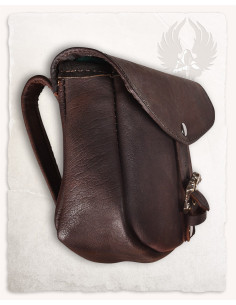 Middelalderlig León taske, fanny pack type i brun (20x18... 2