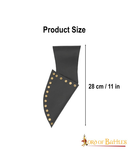 Læder baldric til venstre hånd...