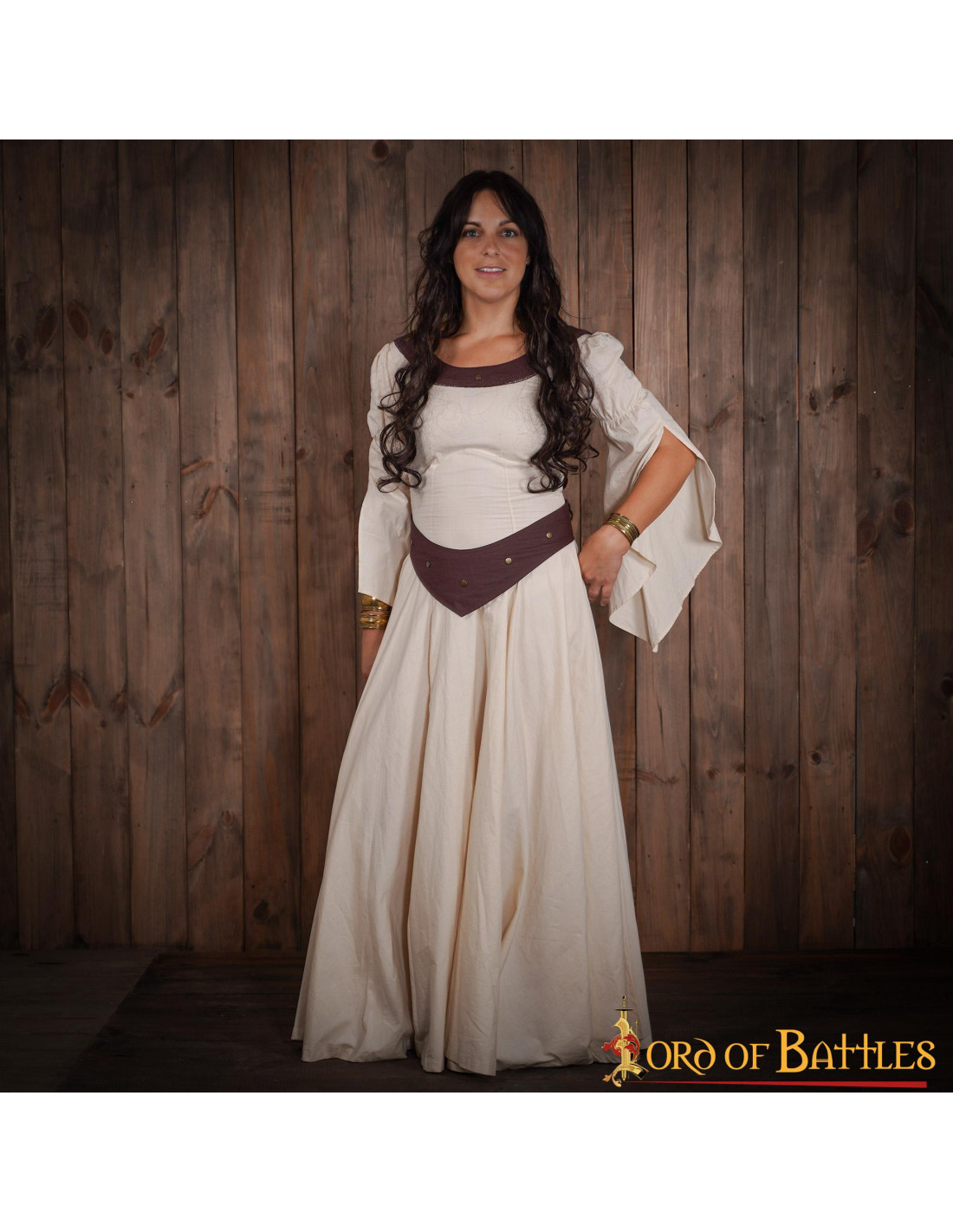 Disfraz Dama Medieval Castellana mujer, Talla: XL