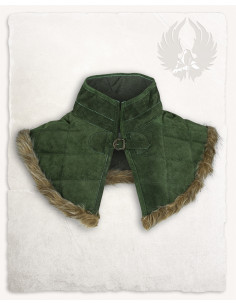 Gorjal medieval Nimue en ante - Verde Oliva