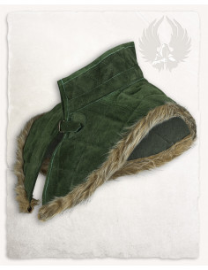 Gorjal medieval Nimue en ante - Verde Oliva 2