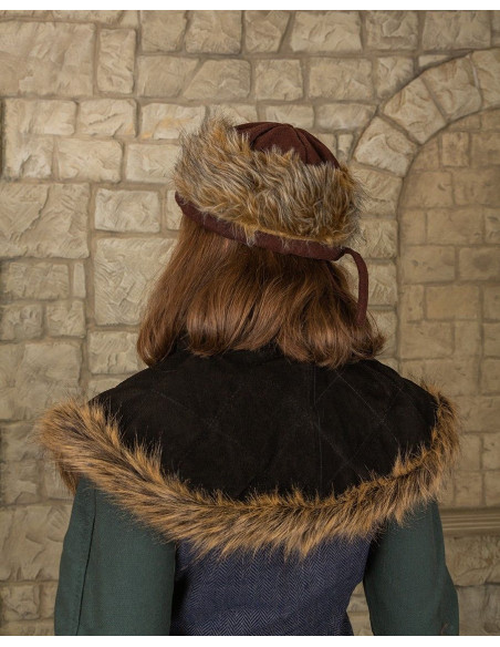 Gorjal medieval Nimue en ante - Negro Gorjal medieval Nimue en ante - Negro