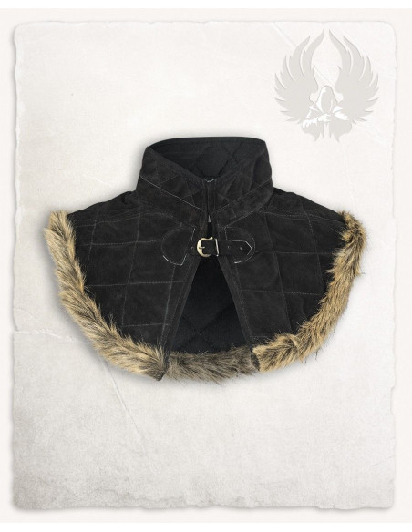 Gorjal medieval Nimue en ante - Negro Gorjal medieval Nimue en ante - Negro