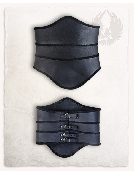 Scarlet Medieval Bodice - Sort