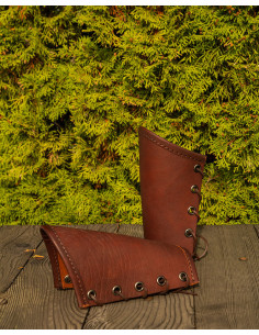 Borg-Armbänder aus Leder – Braun 2