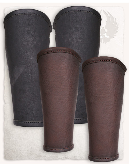 Borg-Armbänder aus Leder – Braun