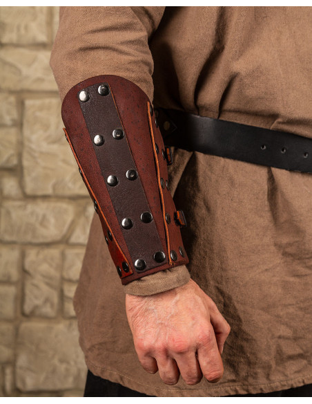 Erend Vintage-Lederarmbänder – Braun
