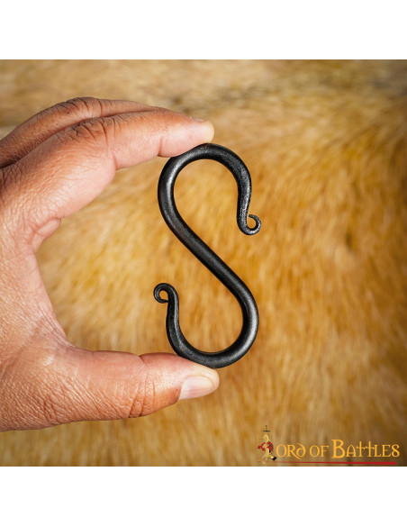 Sæt med 5 smedejerns S kroge