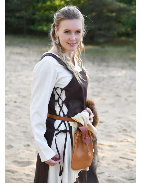 Viking-oorbellen in zilvermessing