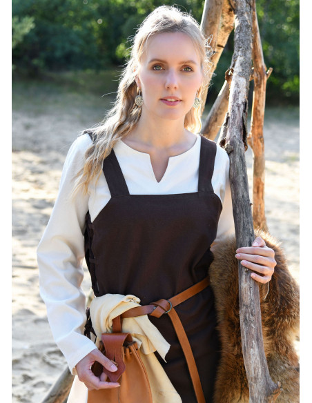 Viking-oorbellen in zilvermessing