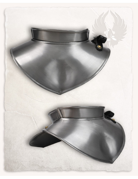 Gorjal medieval Lucas en acero