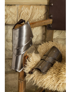 Vigor panser skulderpuder i stål