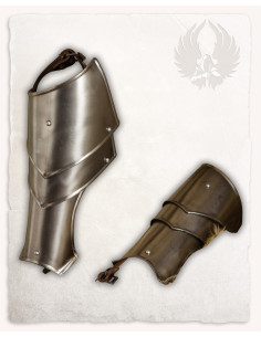 Hombreras armadura Vigor en acero 2