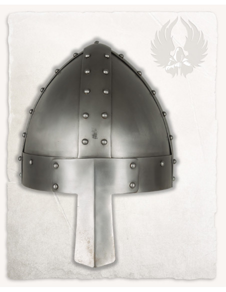 Thor's Spangenhelm-type helm in staal
