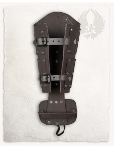 Quintus Roman Armbänder aus braunem Wildleder 2