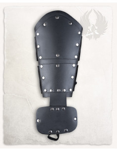 Römische Quintus-Armschienen aus schwarzem Wildleder 2