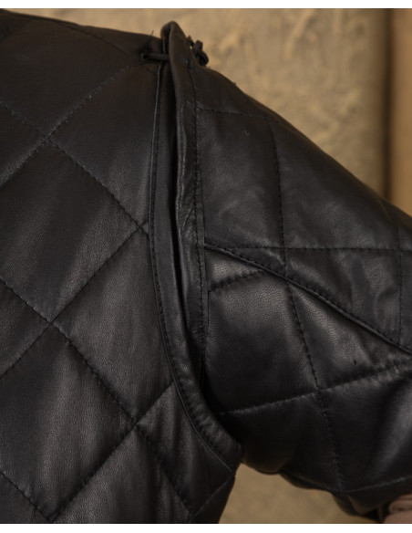 Haldur Medieval Gambeson i sort