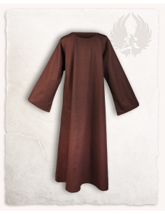 Túnica medieval Arndt en marrón