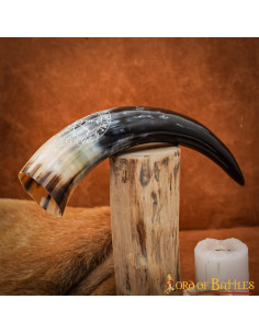 Cuerno vikingo para beber diseño Aegishjalmur 2
