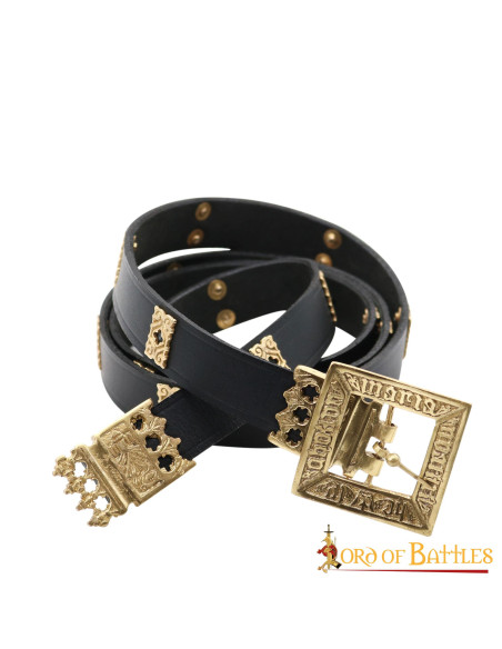 Cinturón medieval de cuero Eric de...