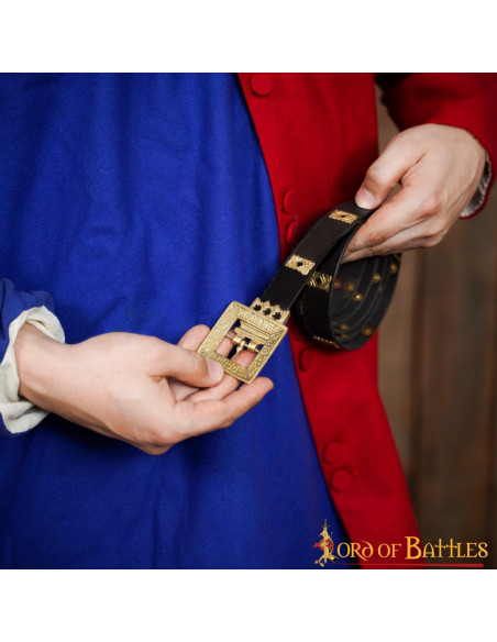 Cinturón medieval de cuero Eric de...