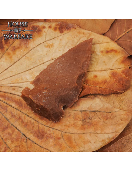 Neolitisk siles pilespids (6,6 cm.)