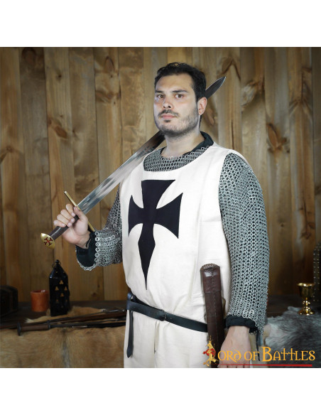 Tabardo medieval en algodón de...