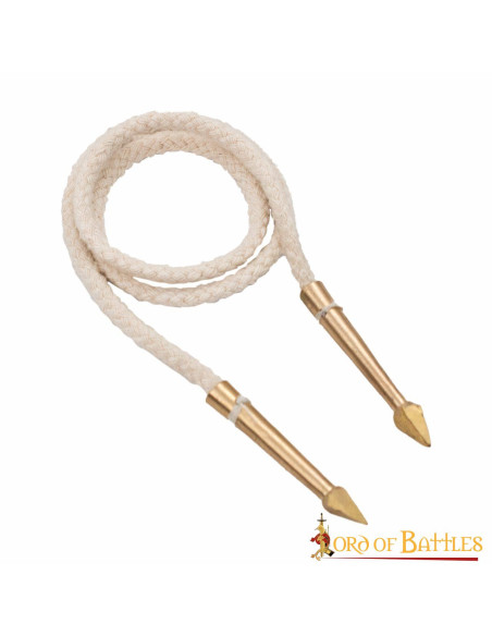 Sæt med 10 klamper af massiv messing...