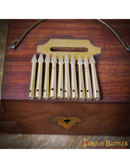 Juego de 10 calas de latón macizo con...