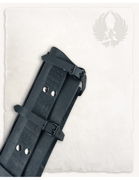 Erend middeleeuwse Grieken in het zwart