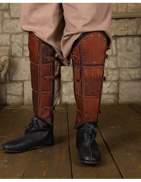 Quintus greves med 3 stropper - brun