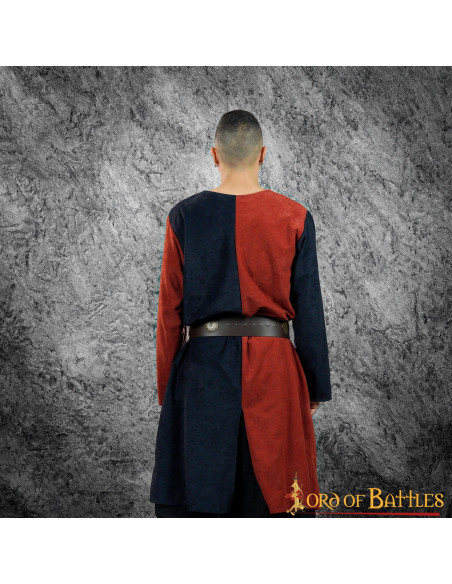 Tabardo medieval bicolor escudo...